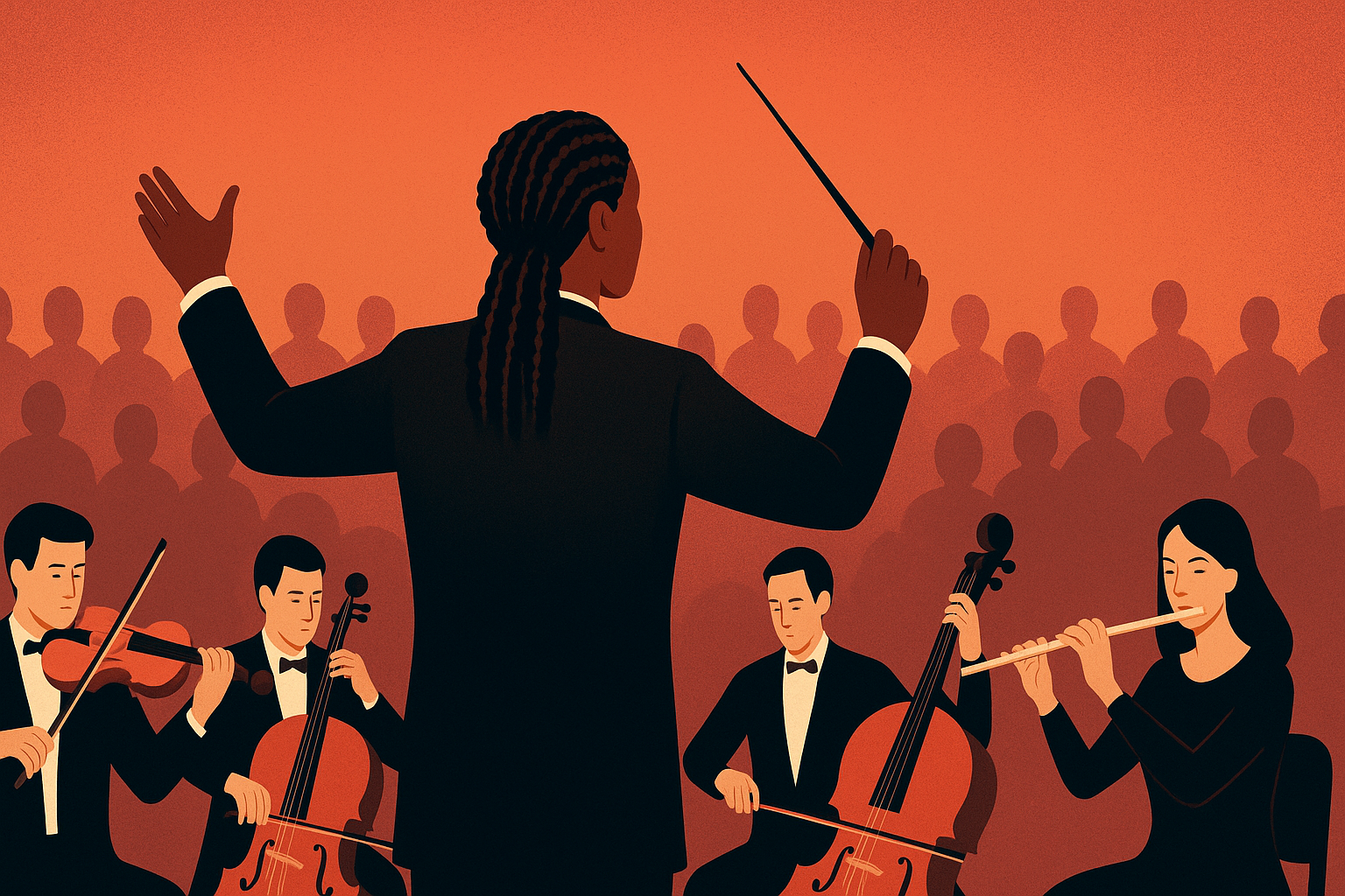 To Conduct the Orchestra, You Must Turn Your Back on the Audience